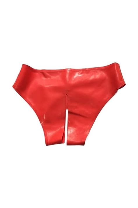 IDOBLO Culotte Sexy en Latex Culotte Érotique Culotte en Latex Club