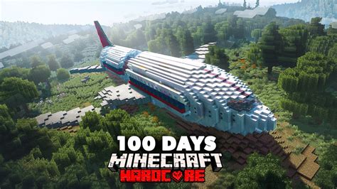 I Spent Days In A Plane Crash In Hardcore Minecraft Here S What