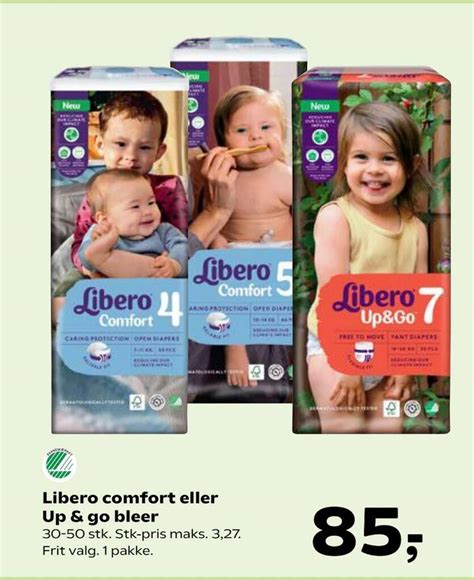 Libero Comfort Eller Up Go Bleer Tilbud Hos Superbrugsen