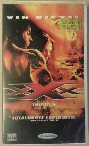 Fita Vhs Triplo X Vin Diesel Legendado Ano 2002 Filme Mercadolivre