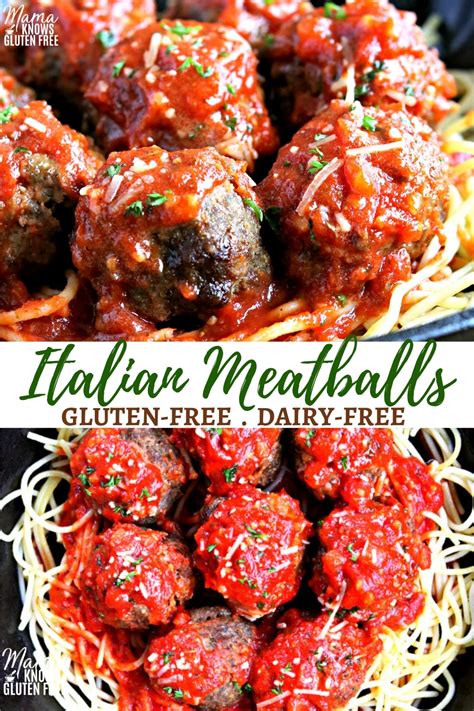 Gluten-Free Meatballs - Mama Knows Gluten Free