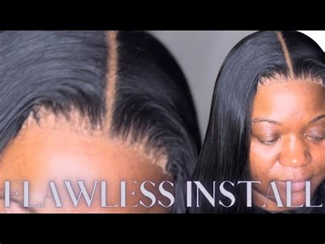 Melted Lace How To Do A Frontal Quick Weave Youtube