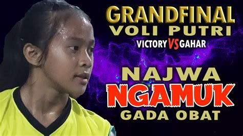 Grand Final Bola Voly Putri Lu Kab Bekasi Victory Vs Gahar