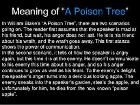 A poison tree