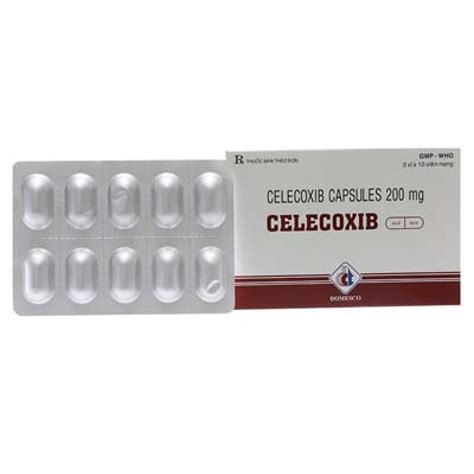 Thuốc Giảm đau Kháng Viêm Celecoxib 200mg Domesco Hộp 30 Viên Medigo