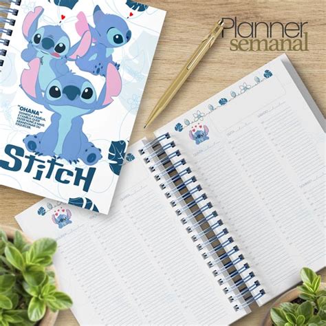 Semanal Planner 2024 Stitch Fazendo A Nossa Festa