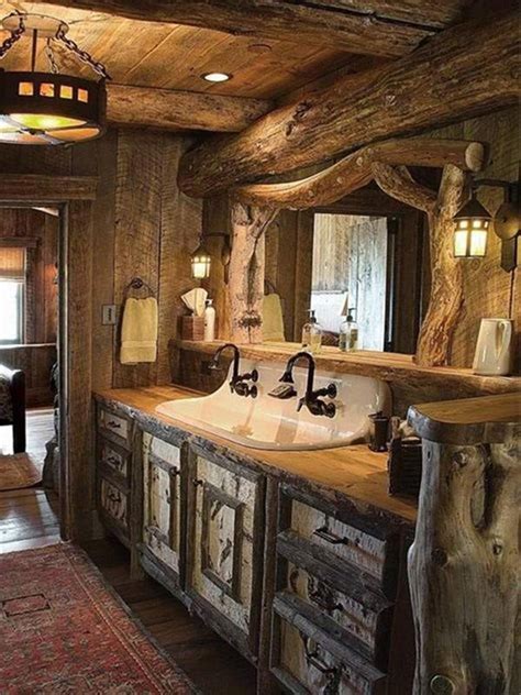 30 Best Rustic Bathroom Design And Decoration Ideas 2019