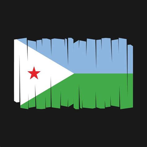 Djibouti Flag Vector 21932474 Vector Art at Vecteezy