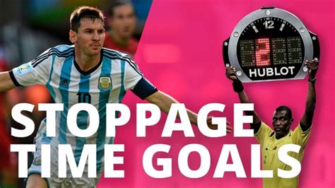 CRAZY ENDINGS The Best FIFA World Cup Stoppage Time Goals