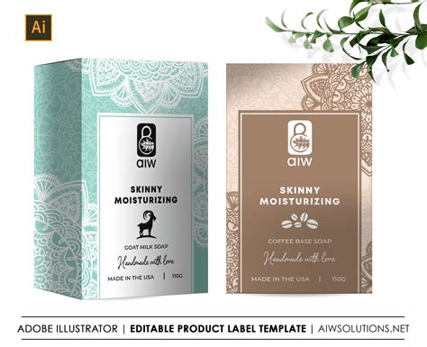 Soap Packaging Design Template