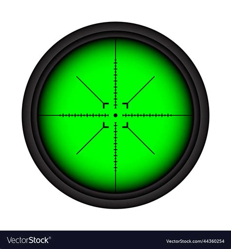 Sniper Scope View Green Screen