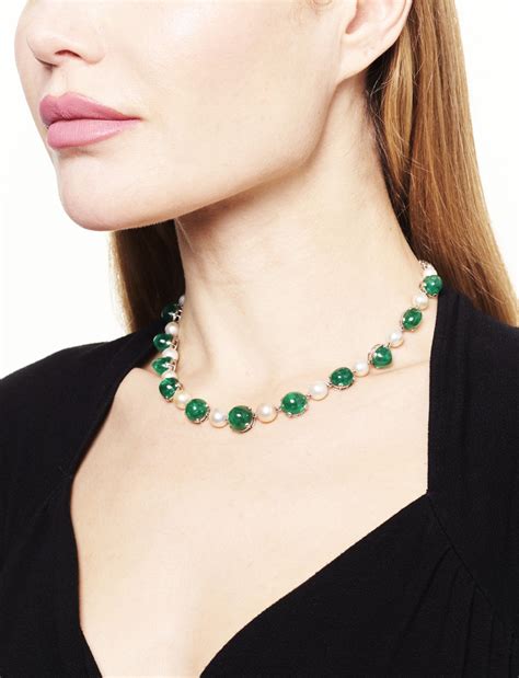 Emerald Natural Pearl And Diamond Necklace Magnificent Jewels Sothebys Pearl And Diamond