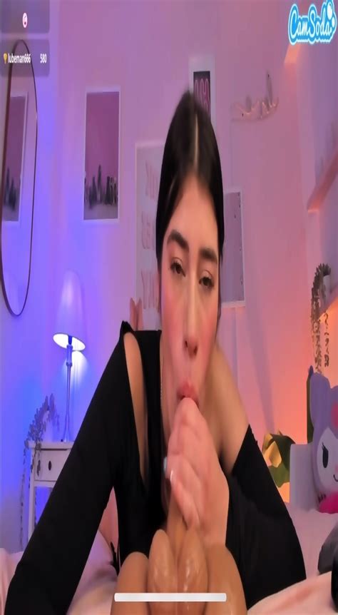 Latina Sloppy Dildo Blowjob