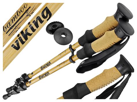 KIJE TREKKINGOWE VIKING BAMBU BAMBUSOWE 67 135 CM BJSPORT PL Części i