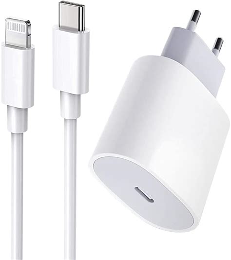 Cargador Rápido para iPhone 13Apple Certificado MFiCargador de Pared