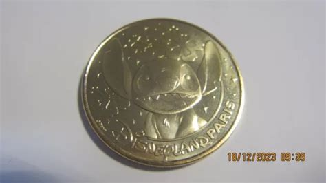 MÉDAILLE MONNAIE DE Paris Disneyland Paris 2024 Stitch Euro Disney EUR