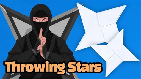 How To Make Ninja Star Easy Origami Throwing Star Origami