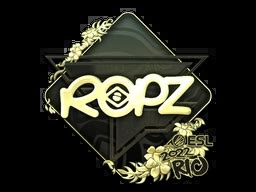 Sticker Ropz Gold Rio 2022 Pattern Wiki