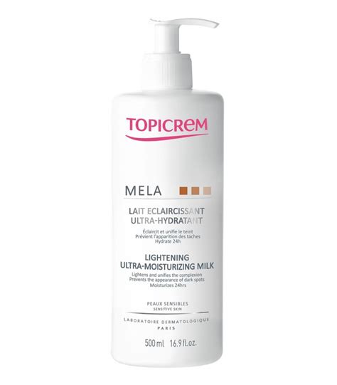 Topicrem Mela Lait Eclaircissant Ultra Hydratant 500ml Monclubbeauté