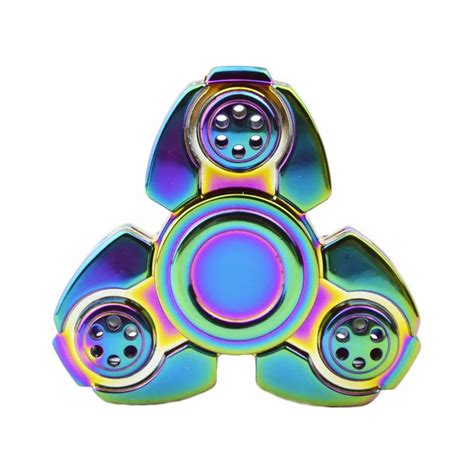 Alta Calidad Cfk Colorido Fidget Hilanderos Rainbow Pepyakka Spiner