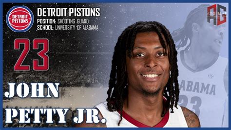 Detroit Pistons John Petty Jr Youtube