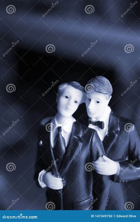 Pares Gay De La Boda Del Primero De La Torta Foto De Archivo Imagen De Homosexual Fondo