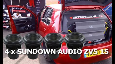 4x Sundown Audio Zv5 15 Golf 4 Oldtimersquad Wilcze Laski 2017