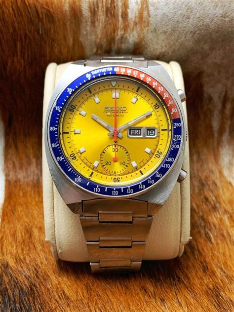 Seiko NO RESERVE PRICE Pepsi Pogue 6139 6002 Catawiki