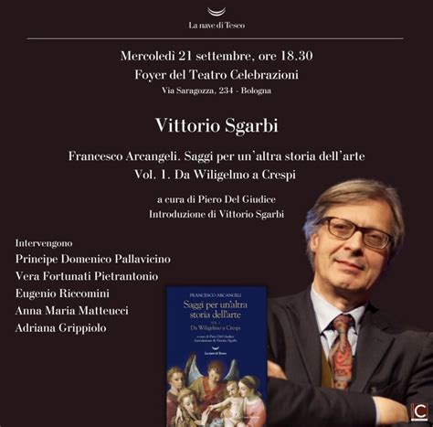 Vittorio Sgarbi Presenta Il Libro Francesco Arcangeli