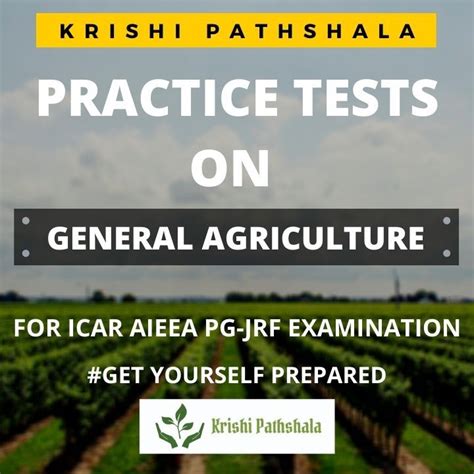 Practice Freely Test For Icar Exam In General Agriculture