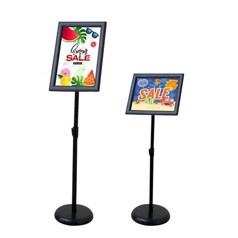 Buy A3 Sign Stand Adjustable Menu Display Stand With Aluminum Snap