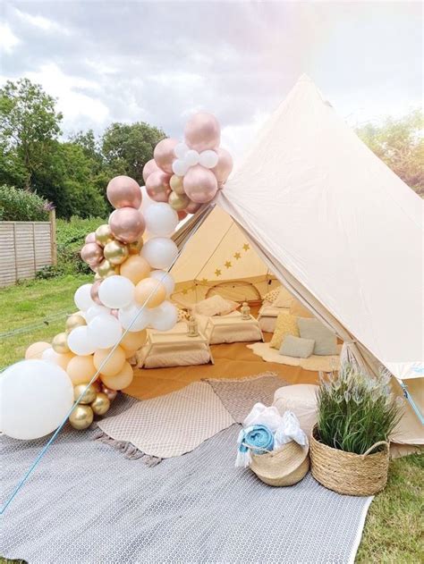 Bell Tent Sleepover Birthday Parties Glamping Party Glamping