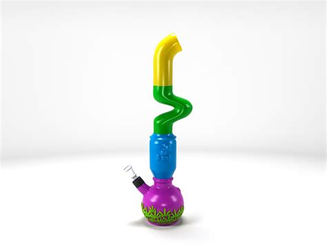 Stl File Build A Custom Bong Bong Percolator 🚬 ・3d Print Design To