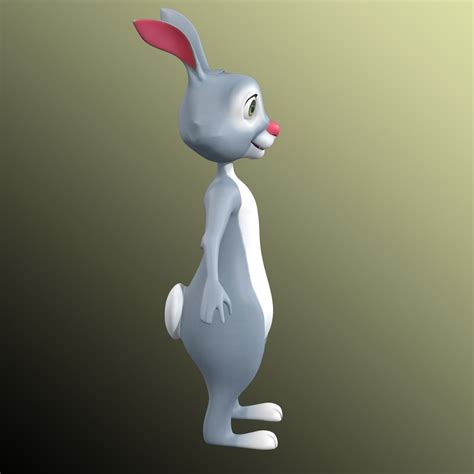 Cartoon Rabbit 3d Model Turbosquid 2071960