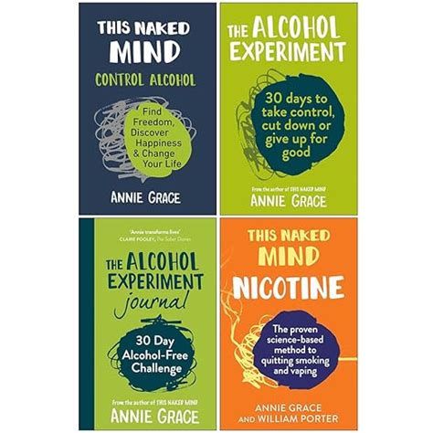Annie Grace Collection Books Set This Naked Mind The Alcohol Experiment The Alcohol