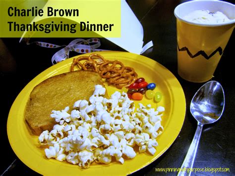 Pinning with Purpose: Charlie Brown Thanksgiving Dinner