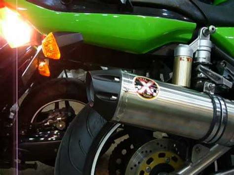 Kawasaki Zrx R Ixil Exhaust Sound Zrx R Youtube