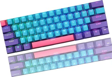 Cjxsp Pbt 61 Keycaps 60 Por Cento Oem Profile Gaming Keycaps