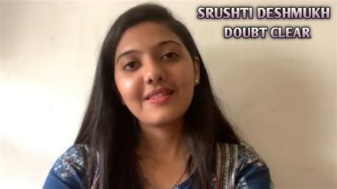 SRUSHTI DESHMUKH DOUBT CLEAR VIDEO NEW VIRAL VIDEO AIR 1