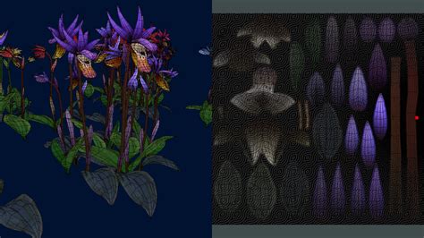 ArtStation - Flower Calypso Bulbosa | Game Assets