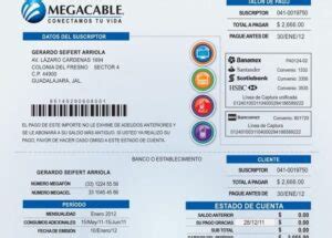 Recibo Megacable C Mo Sacarlo Descargarlo E Imprimirlo