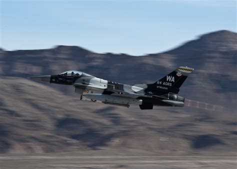 An F 16 Fighting Falcon Assigned To The 64th Aggressors Squadron At