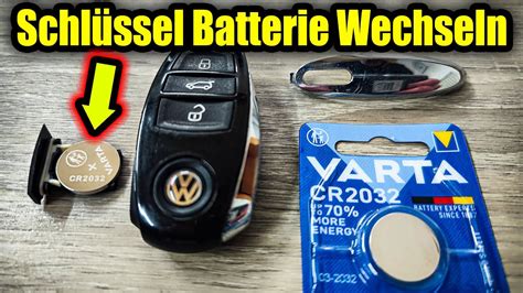 Vw Touareg Schl Ssel Batterie Wechseln Youtube