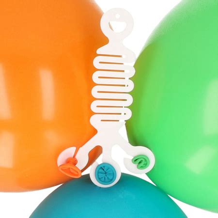 Hanger Voor 3 Ballonnen Transparant Kunststof Herbruikbaar