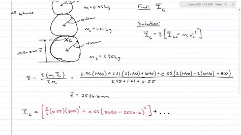 Mass Moment Of Inertia 2 Youtube