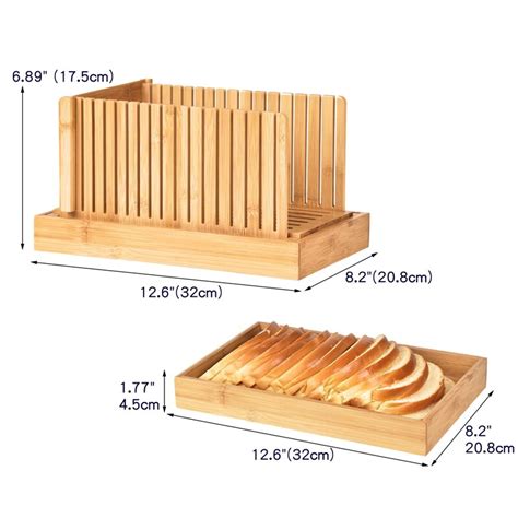 Bamboo Bread Slicer For Homemade Bread Cutting Boa Grandado