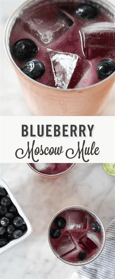 Blueberry Moscow Mules Sugar And Charm