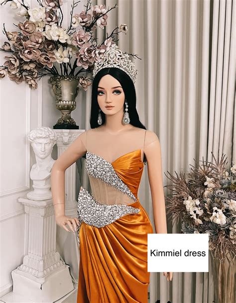 Glamorous Boshetta Or Kimmiel Beaded Sparkly Wedding Evening Mermaid Or Short Dress In Dark Nude