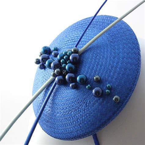 Magda Zgórska on Instagram: “#blue #modern #design with #perals #toque ...