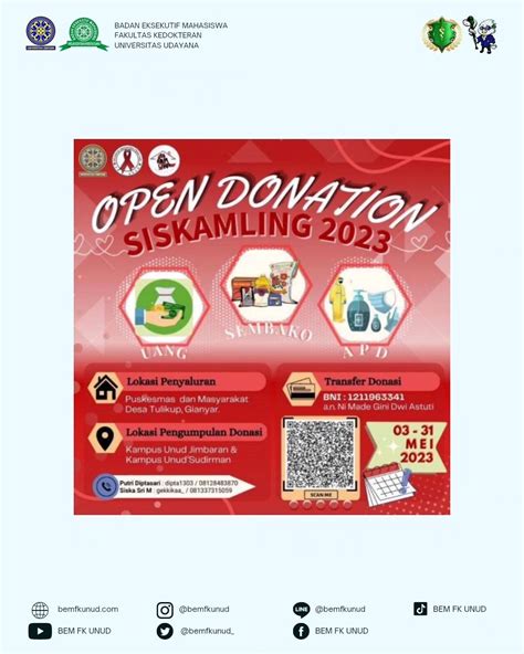 Open Donation SISKAMLING 2023 BEM FK UNUD